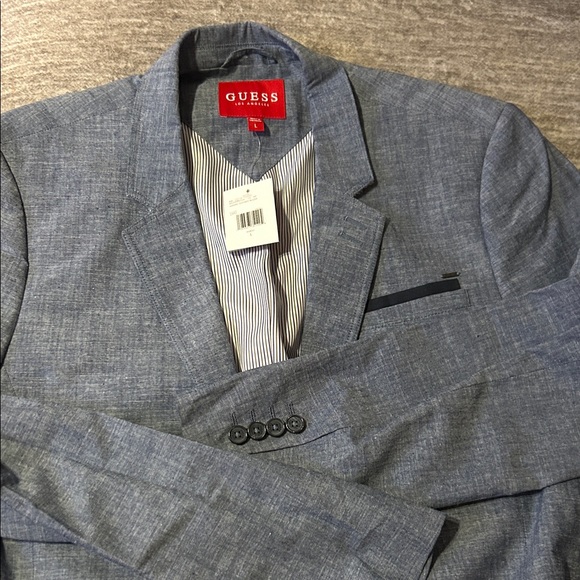 GUESS Men's Stylish Gray Blazer - Picture 1 of 3